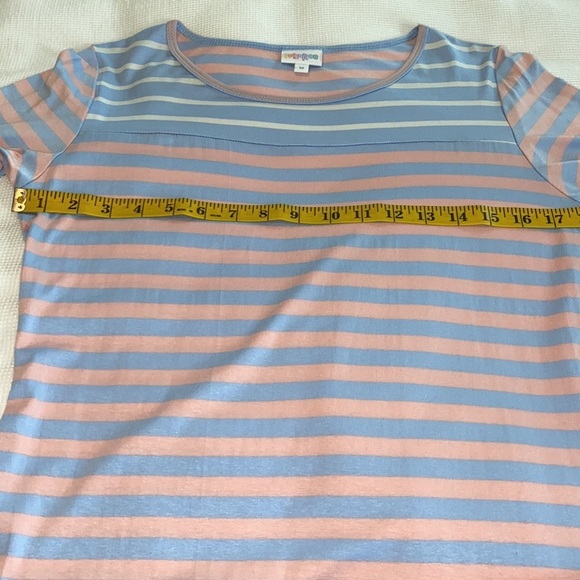 LuLaRoe woman’s dress Julia size M striped - Picture 8 of 10